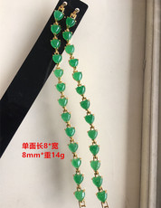 Украшения на руку 越南沙金手链女正品999马来玉镀金手镯子久不掉色仿黄金色首饰
