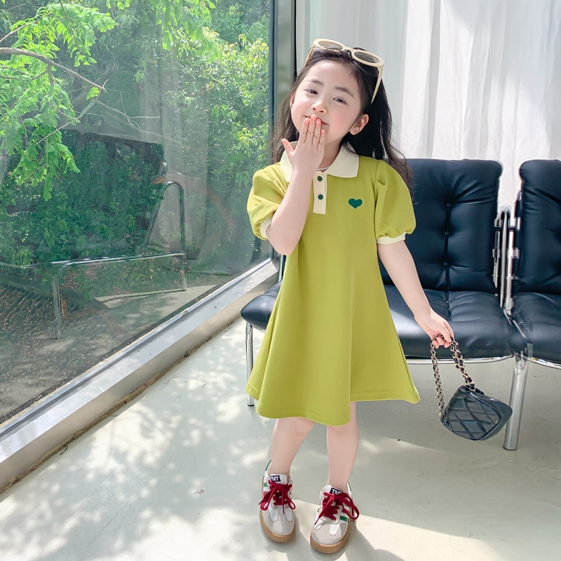 五六八十岁生日女孩子的衣服公主裙连衣裙子女童夏装连衣裙儿童公