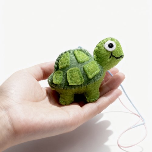 手工不织布小乌龟挂件迷你成品包包装饰手机挂扣特色钥匙扣公仔
