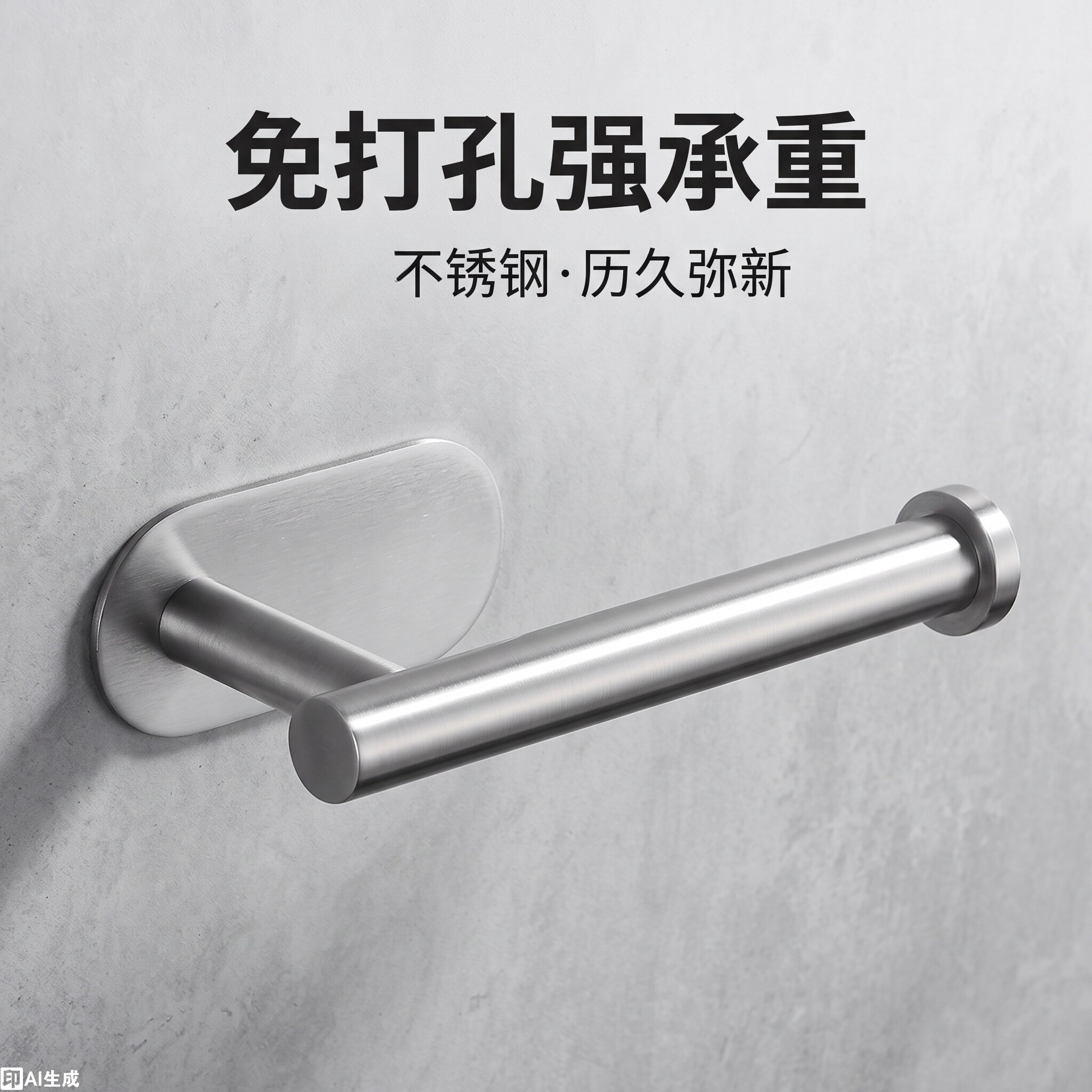 免打孔纸巾架厕所卷纸架厕纸架厨毛巾环