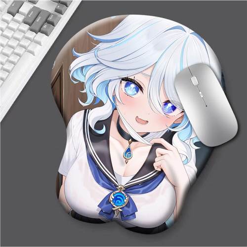 芙宁娜3D立体硅胶护腕鼠标垫二次元动漫游戏原神系列禁欲系护垫