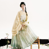 无贰集 汉服套装 春树暮云 原创明制圆领袄中衣国风马面裙春款