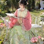 无贰集 汉服 短比甲马面裙日常春款 游园惊梦 明制立领对襟衫