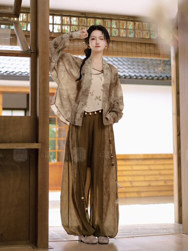 无贰集通勤氛围感禅意国风汉服