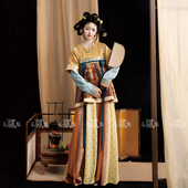 唐背子圆领衫 无贰集 太平昭昭 破裙加绒唐披袄传统日常秋冬汉服