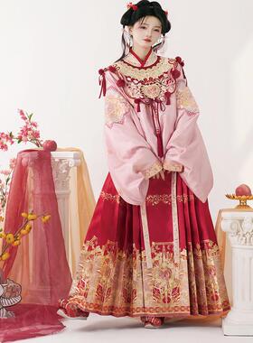 无贰集【星蛇祈瑞】蛇年战袍交领袄拜年服修护云肩马面裙明制汉服