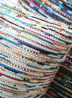 默色空间新中式幻彩高级感抱枕与腰枕客厅沙发靠垫高克重双面靠枕