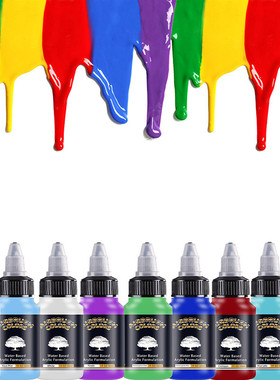 32色喷笔喷枪丙烯颜料套装水性漆高达手办模型绘画球鞋上色喷涂漆