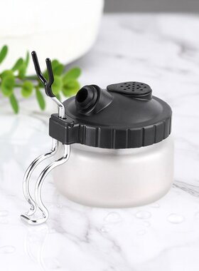 喷笔喷枪清洗壶废液收集器洗笔器带金属笔架上色工具清洗瓶洗笔瓶