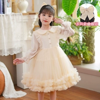 Заколка для волос с бантиком, цвета шампанского