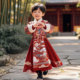 中国风拜年服古装 汉服男童冬装 儿童古风唐装 小少爷古风新年过年服