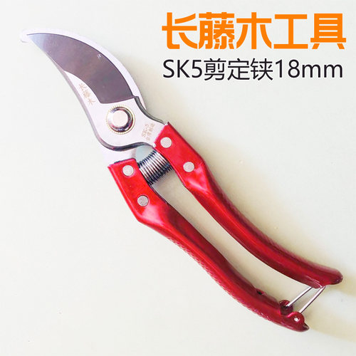 长藤木工具台湾制造SK5剪定铗园林剪果树剪果枝剪桑树剪刀剪枝剪