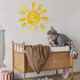 Boho风儿童婴儿卧室墙面幼儿园装 饰贴纸可爱卡通太阳早教墙贴纸
