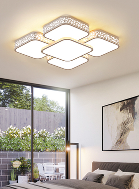 温馨卧室灯现代简约客厅主卧灯大气房间灯创意个性吸顶灯170622