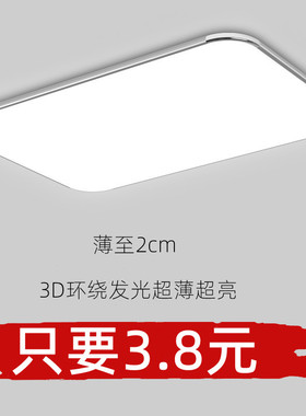 客厅灯2025年新款LED吸顶灯遥控卧室灯具简约现代阳台灯170622