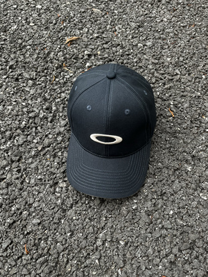 Oakley复古硬顶棒球帽 户外登山帽vintage中古鸭舌帽户外速干帽
