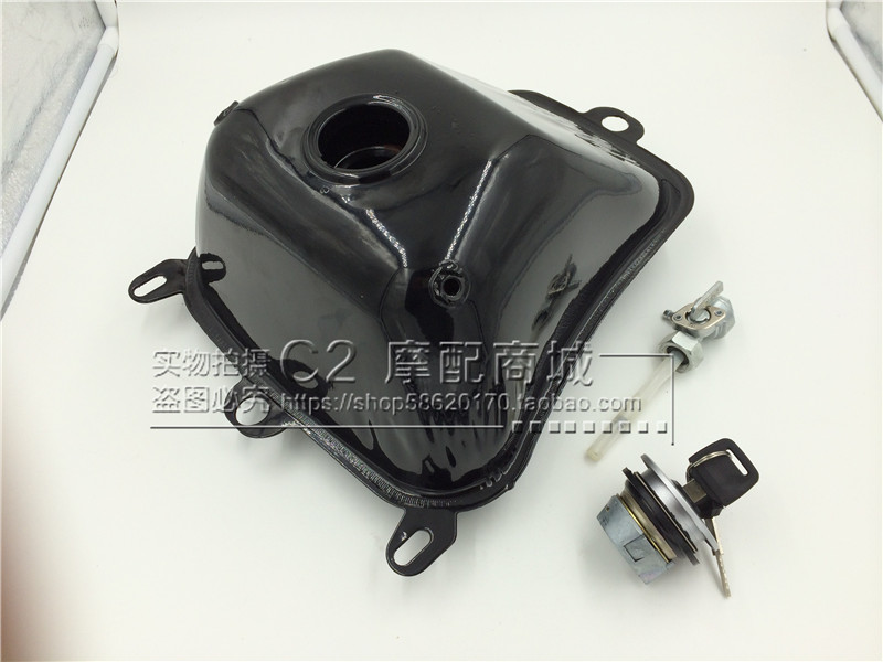 越野摩托车改装配件阿波罗越野车铁油箱 110-125中高赛带锁铁油箱