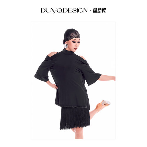 宽松均码上衣国标女拉丁舞练功服