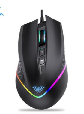 狼蛛天脊F805有线USB发光鼠标台式机笔记本电脑游戏吃鸡电竞