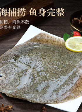 多宝鱼鲜活超大比目鱼新鲜鸦片鱼鲽鱼特大偏口海鱼八宝鱼海鲜水产