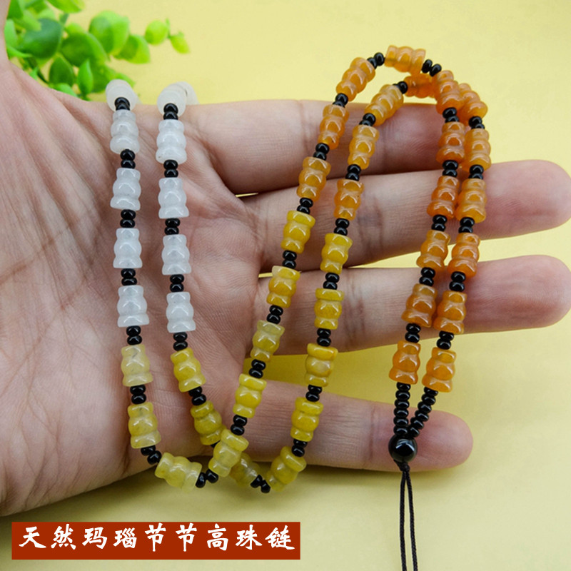 手工编三彩戈壁玉吊坠佛牌挂坠绳