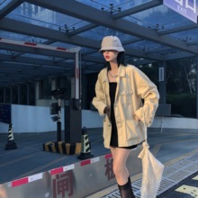 外套男女原创设计 GMETRYART 潮牌帆布夹克多袋复古嘻哈风工装