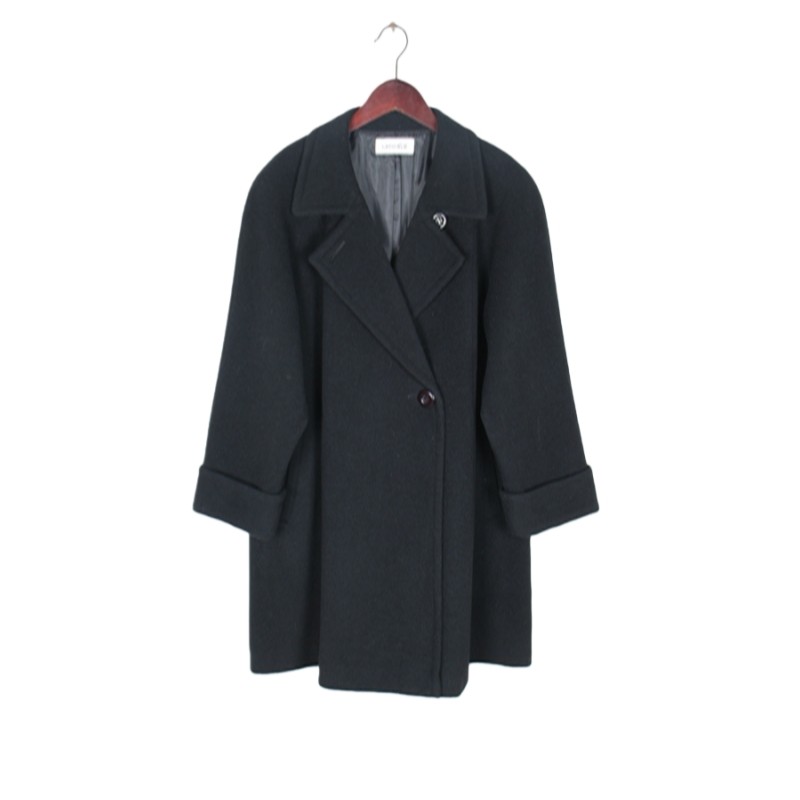 vintage日本制 高端中古复古毛领毛呢中长款混羊绒羊毛大衣外套 S,女装/女士精品,毛呢外套,淘宝优惠券,粉丝福利购,淘宝优惠卷