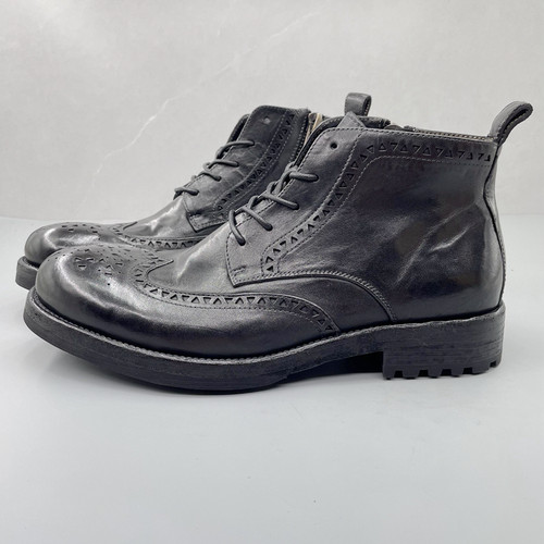 英伦马丁靴靴子水洗马皮固特异