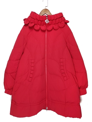 品牌折扣断码专柜撤柜女士冬装加厚羽绒服多色连帽白鹅绒中长款厚