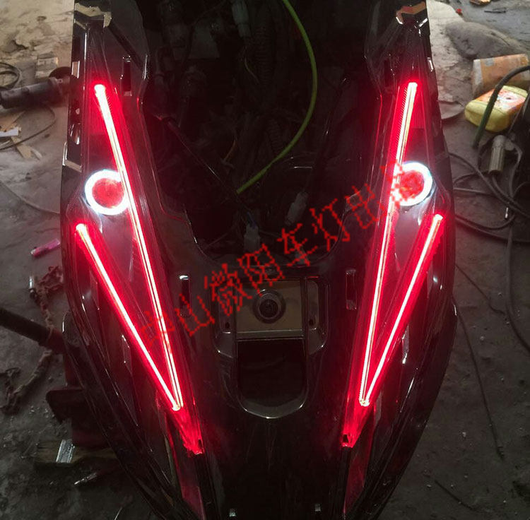 适用于战速鬼火三代电动车尾灯3代摩托车爆闪LED七彩转向灯改装灯|msdalam kategori motosikal/Equipment/Fitting, Aksesori motosikal, lampu motosikal - dari Buy2taobao.com untuk memberikan perkhidmatan ejen Taobao profesional membeli