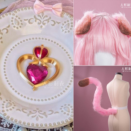 澄闪cosplay猫耳尾花房项链脖饰