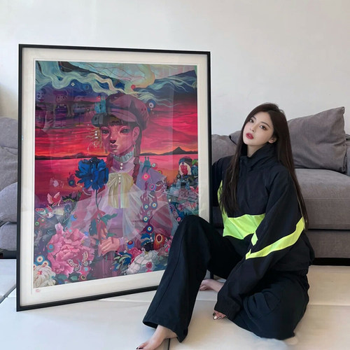 丸山纯奈神迎日式潮流艺术版画