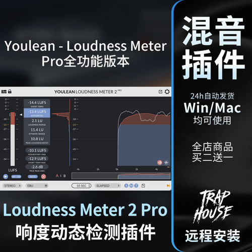 响度检测标准测量插件效果器