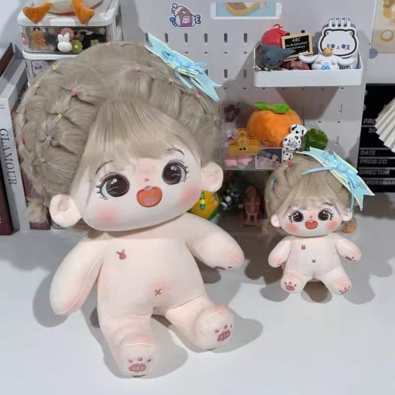 正版大栗粒40cm棉花娃娃40厘米无属性有骨架毛绒公仔玩偶衣服套装,模玩/动漫/周边/娃圈三坑/桌游,棉花娃娃/毛绒玩具娃衣,淘宝优惠券,粉丝福利购,淘宝优惠卷