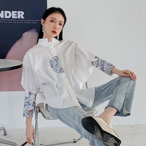 上衣中国风女装新中式衬衫2023