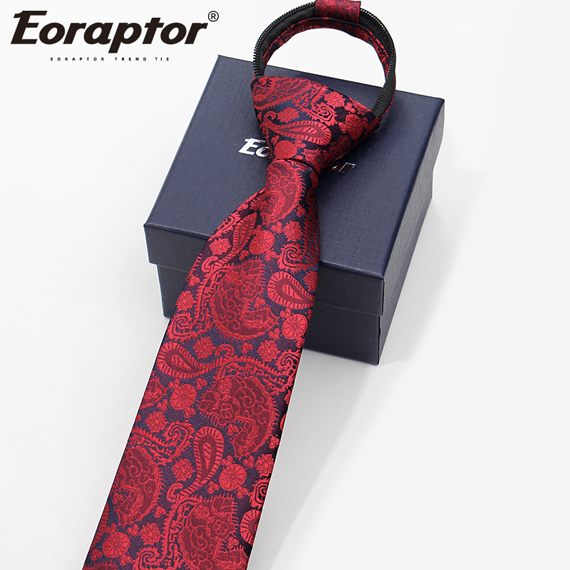 领带男复古花纹男士高级感衬衫宽版8cm免打红色休闲新郎结婚西装