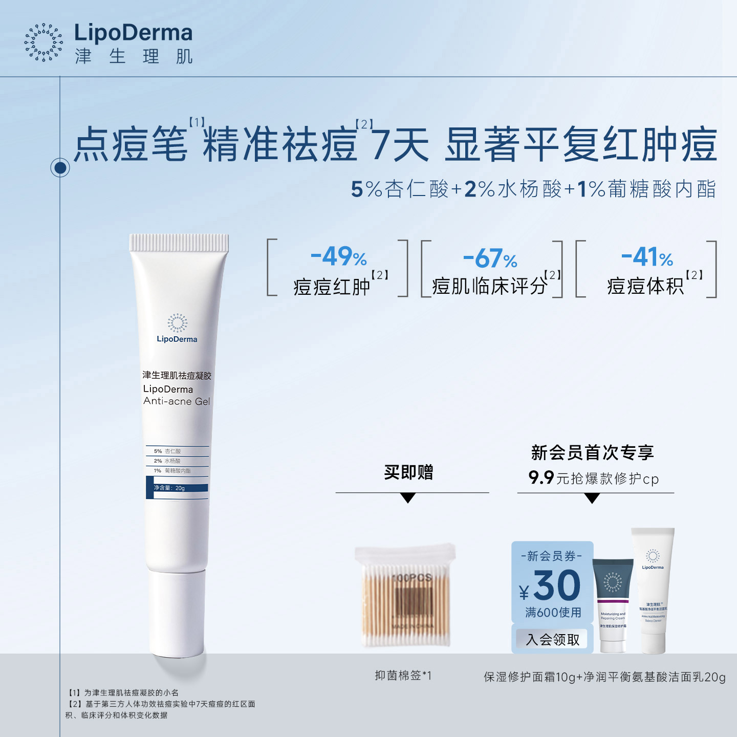 LipoDerma痘痘闭口淡化印点祛痘图片
