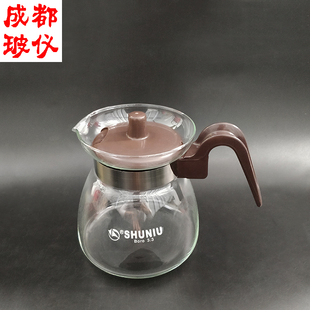 包邮蜀牛 高硼硅玻璃咖啡壶 型号F-1 1000ml水壶水杯茶壶茶杯耐热