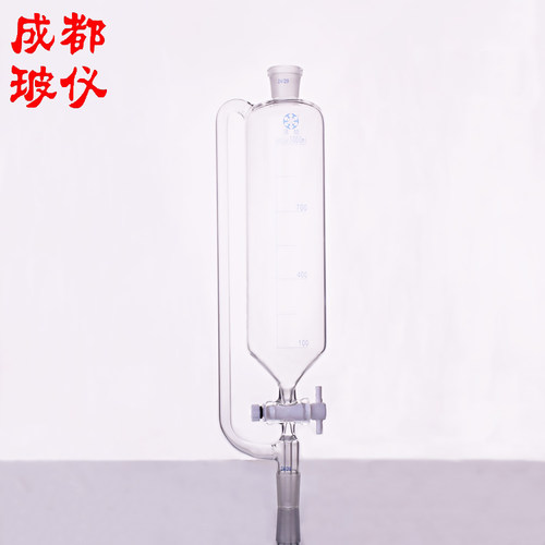 成都玻仪 法培牌 四氟恒压滴液漏斗 1000ml F4筒形恒压分液漏斗