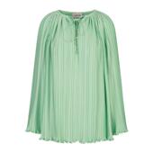 透气轻盈褶裥聚酯日常通勤上衣新款 代购 LANVIN浪凡女士罩衫 休闲