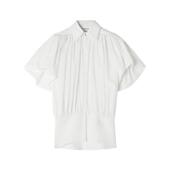 透气舒适棉白色日常通勤上衣爆款 代购 LANVIN浪凡女士衬衫 简约