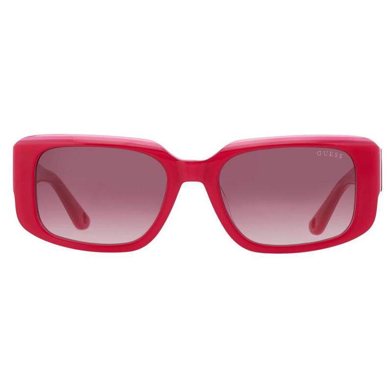 代购GUESS女士太阳镜防紫外线渐变色醋酸纤维材质非偏光矩形