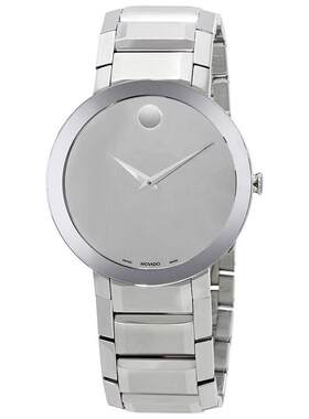 海外代购Movado/摩凡陀男士欧美腕表生活防水瑞士机芯不锈钢表带