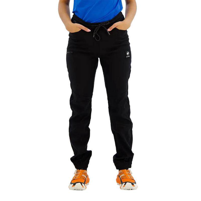 代购Mammut女士户外裤防风弹性多口袋休闲裤长裤束脚运动裤