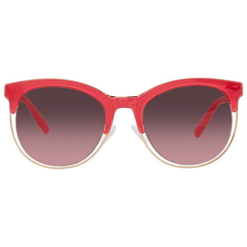 代购GUESS女士太阳镜遮光防紫外线渐变镜片轻便佩戴方形粉色全框