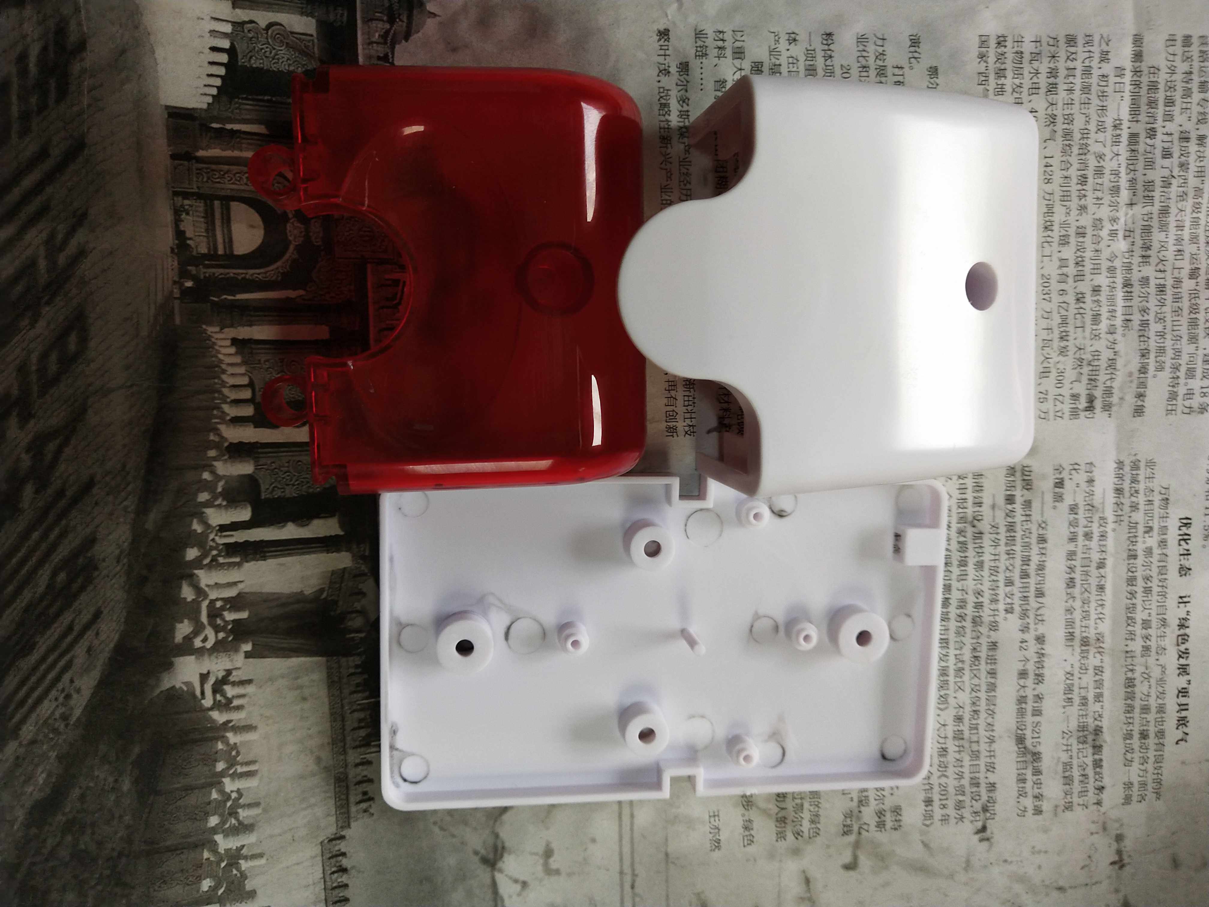 12伏 103外壳声光报警器外壳声光喇叭塑料安防产品