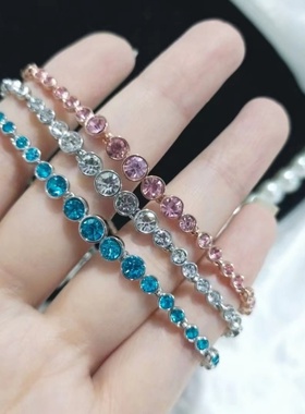 可调节手链闪钻奥地利水晶