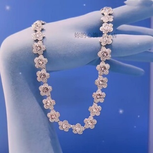 Capsule花朵项链女2026年新款配饰仿珍珠锁骨链ins欧美高级送礼物