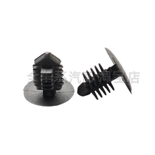 铆钉顶棚卡扣 汽车铆钉圣诞树形倒刺铆钉齿型塑料卡子固定扣推入式