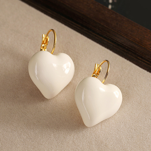 独特漂亮小众适合圆脸 FRENCH耳环耳饰女2025新款 高级感耳坠爆款